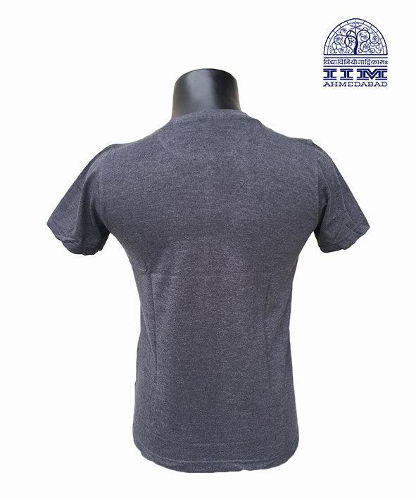 Round Neck Logo Charcoal
